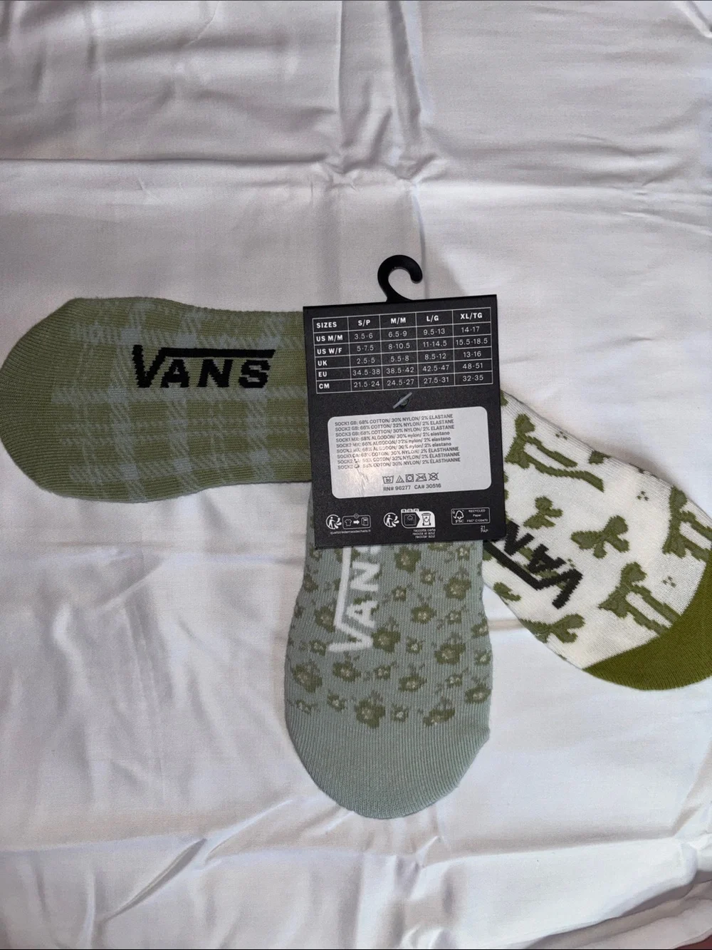 Vans Women’s Canoodle No-Show Sock 3-Pack Size Small
